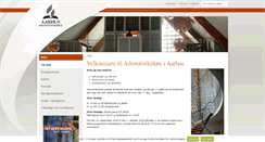 Desktop Screenshot of aarhus.adventistkirke.dk