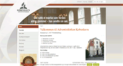 Desktop Screenshot of kobenhavn.adventistkirke.dk